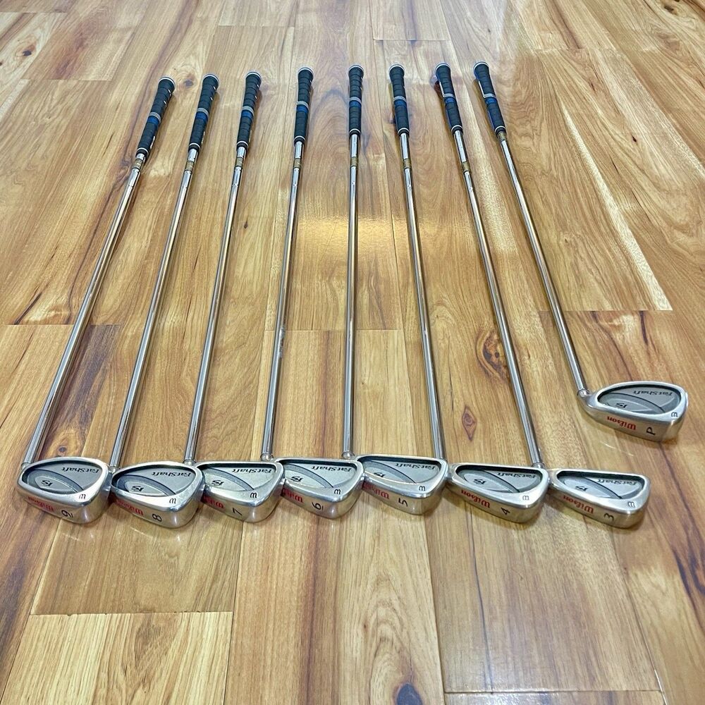 Wilson FatShaft (3-PW) Iron Set RH Platinum Steel Fat Shaft Regular CP2 Grips